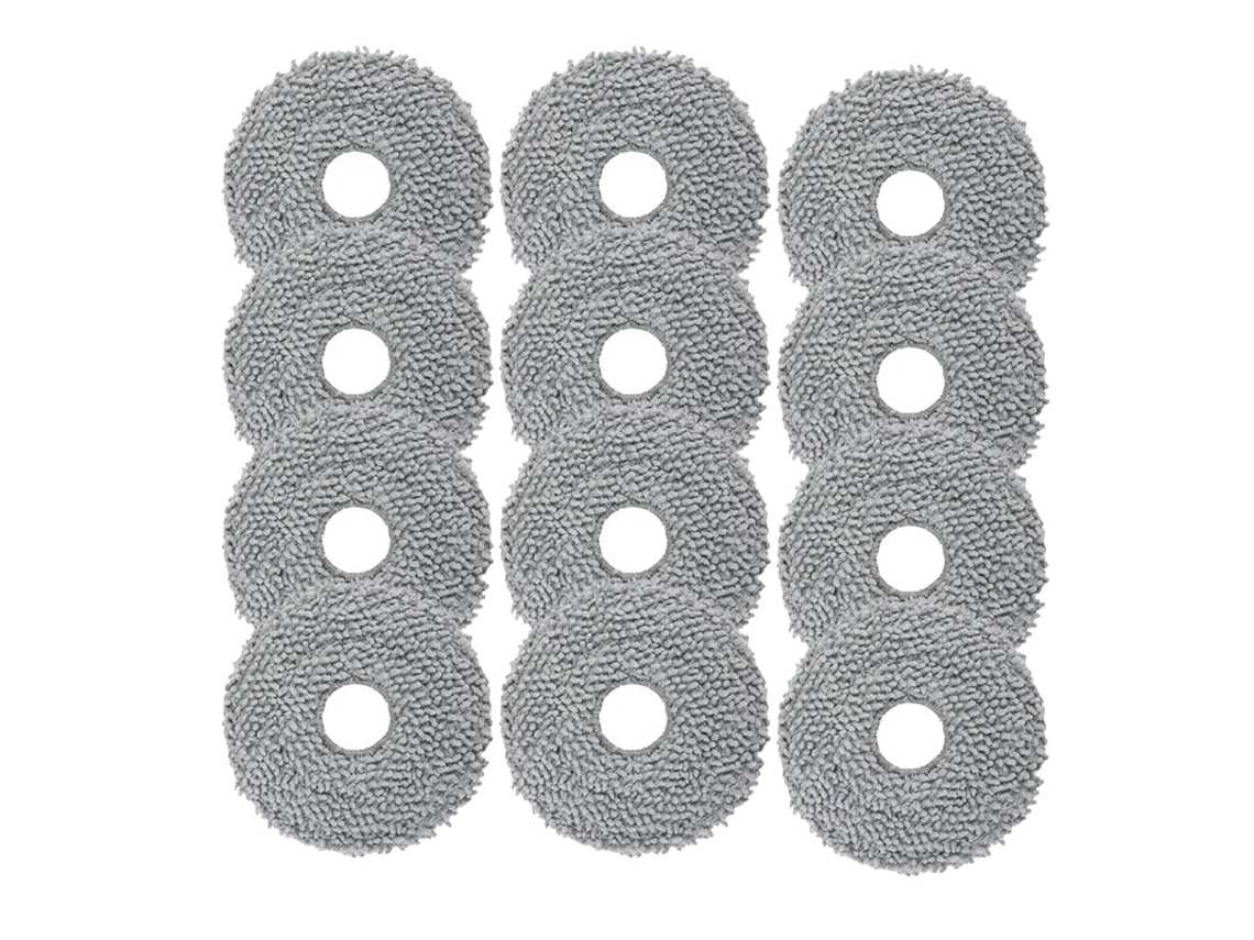 Panos De Limpeza, Material De Microfibra, Compatibilidade Com Toalhetes Úmidos, 12pcs