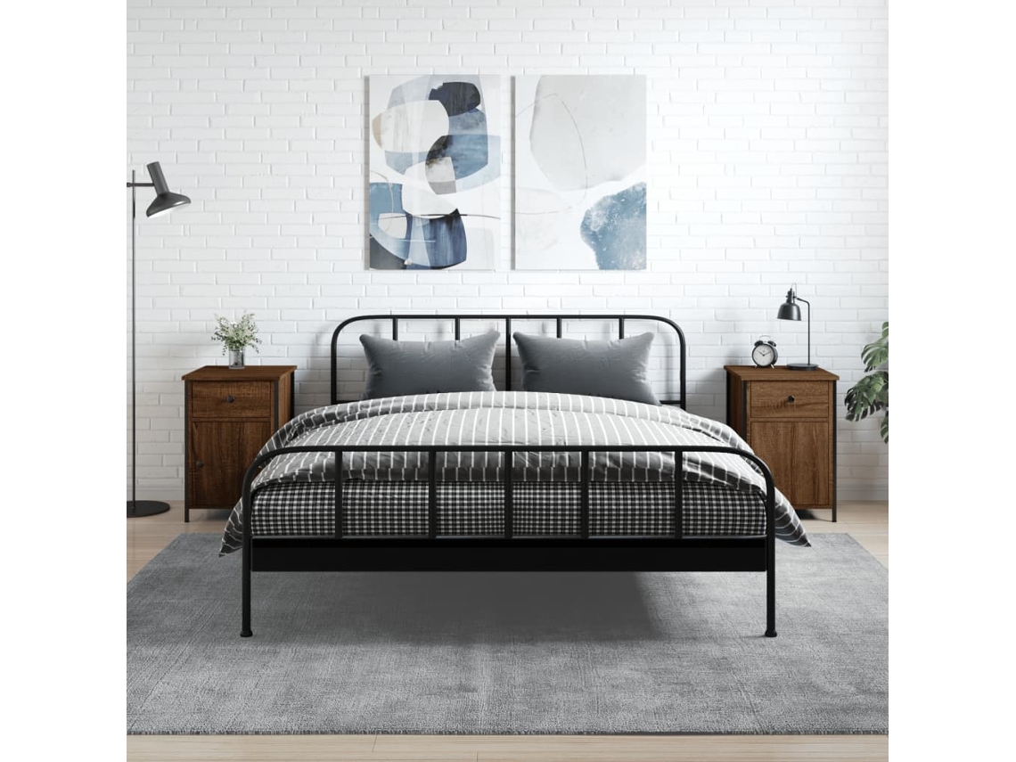 Vidaxl Mesas Cabeceira 2pcs 40x42x60cm Deriv.madeira Carvalho Castanho