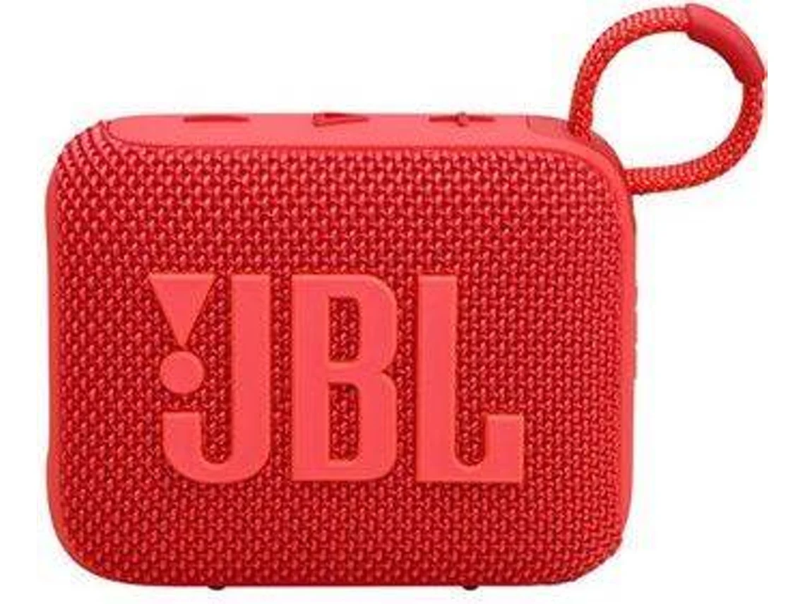 Coluna Bluetooth JBL GO 4 (7 W - Autonomia: 7 horas - Vermelho)