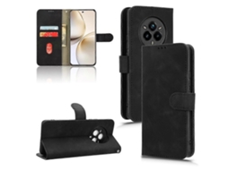 Capa De Celular De Couro Com Flip Magnético Skin Feel