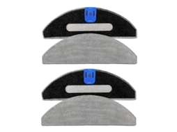 Conjunto de 4 Peças Reposição em Microfibra para o Aspirador Robô Combo I5+/i5/j5+/j5, Laváveis​​ e Reutilizáveis BRILVIBERA