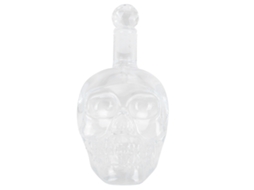 Laxiscreed Garrafa De Vidro 350ml Com Design Caveira Para Vinho, Vodka E Uísque