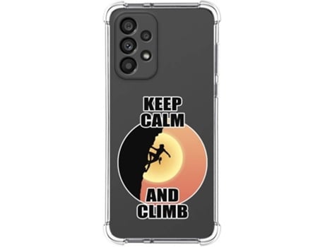 Capa Samsung Galaxy A53 5G TUMUNDOSMARTPHONE Desenhos Antigolpes Mulher Escalada Multicor