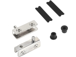 Dobradiças Para Portas De Vidro Sem Furos, Dobradiças De Aço Inoxidável Para Armários Com Vidro 5mm E 6mm, Ferragens