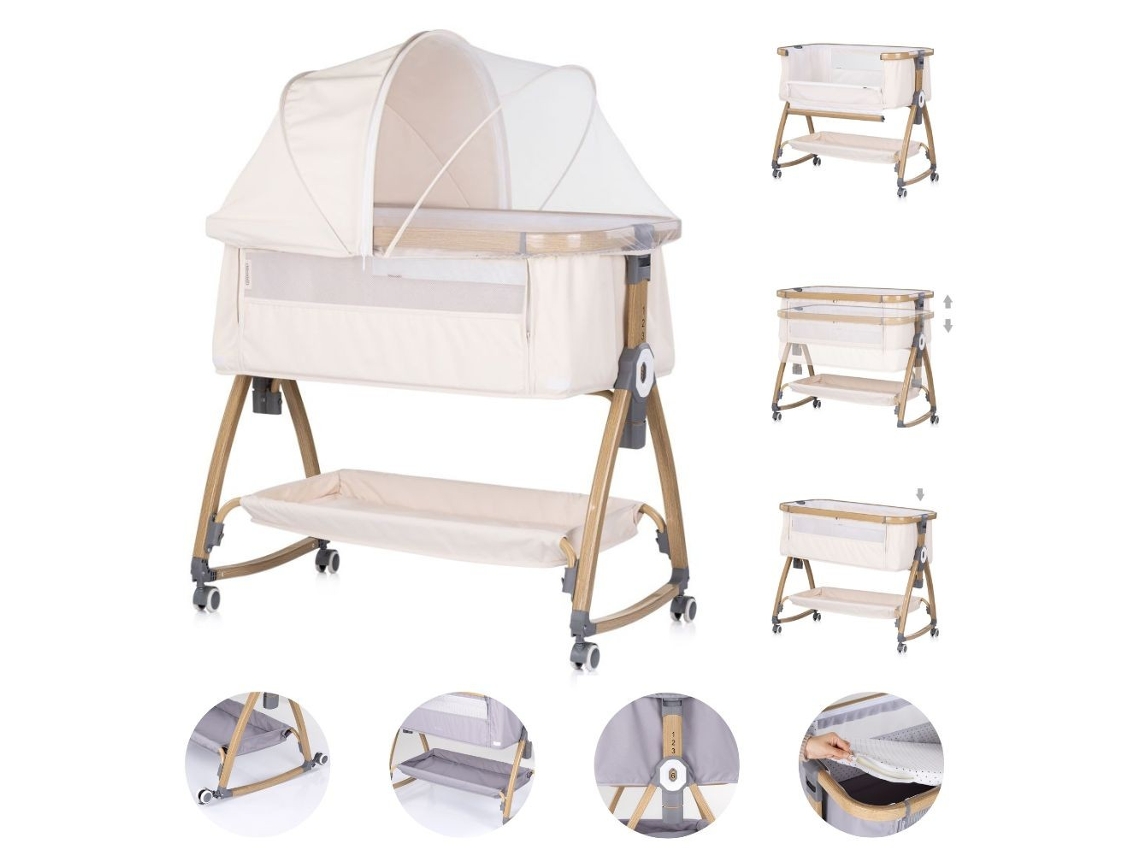 Mini-cama Charisma Com Lado Rebatível De Chipolino - Cashmere