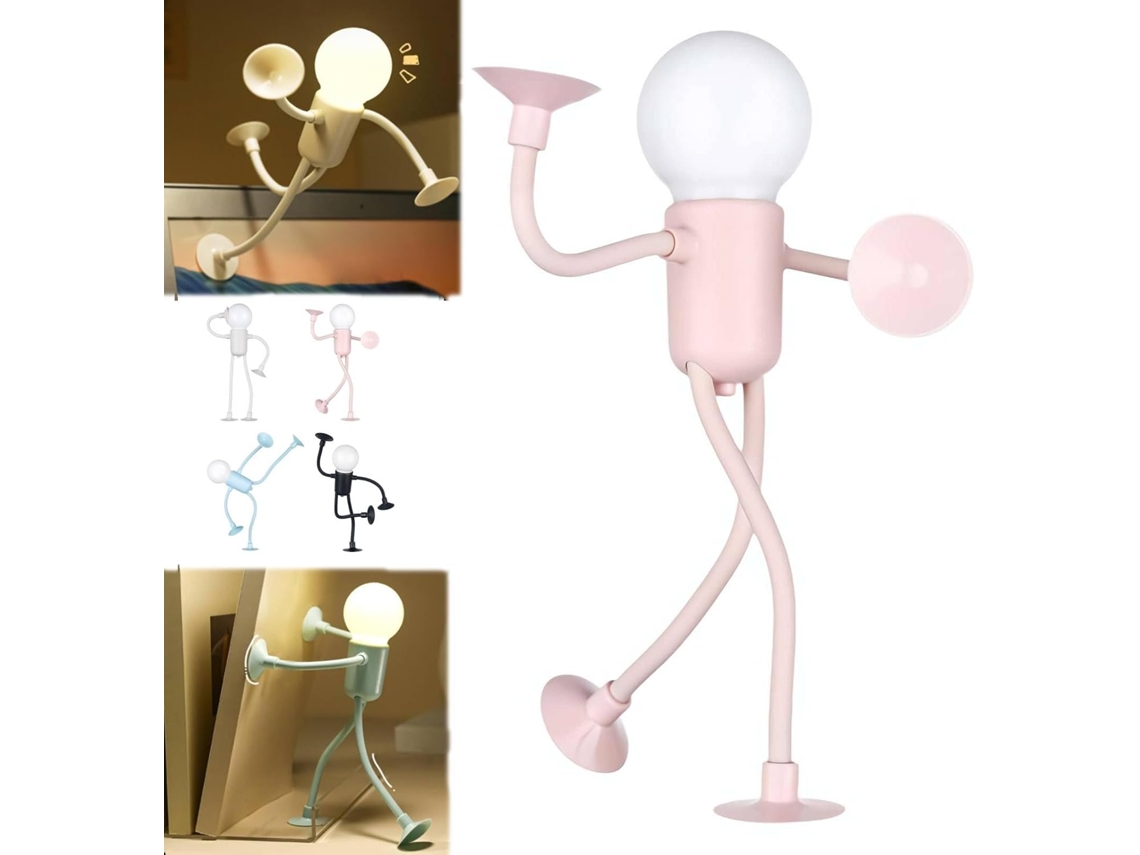 Luminária Noturna Divertida Que Muda De Forma, Mini Decorativa
