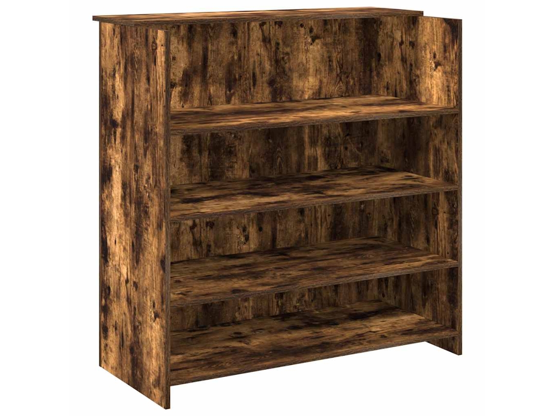 Reception Desk, Reception Desks Vidaxl Marrom Madeira Processada (100 X 50 X 103.5 Cm)