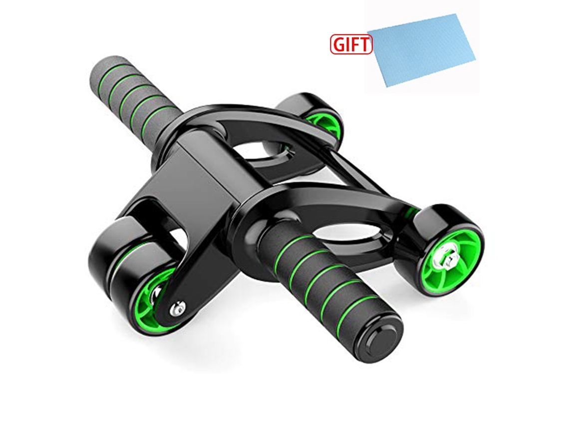 Lurelia Estimulador De Glúteos Roda De Rolo Abdominal Com Tapete De Proteção Para Os Joelhos Abs Trainer Ab P