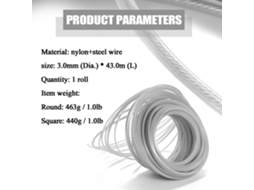 Ferramenta De Jardim Laxiscreed Com Fios De Aço Integrados Para Cortador De Relva, Substituto De Linhas