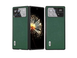Capa De Celular Abeel De Couro Luxuosa Com Borda Preta Para Xiaomi Mix Fold 3