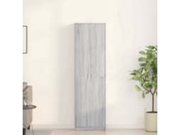 Vidaxl Guarda-roupa Cinza Sonoma 55 X 25 X 189 Cm Derivados De Madeira