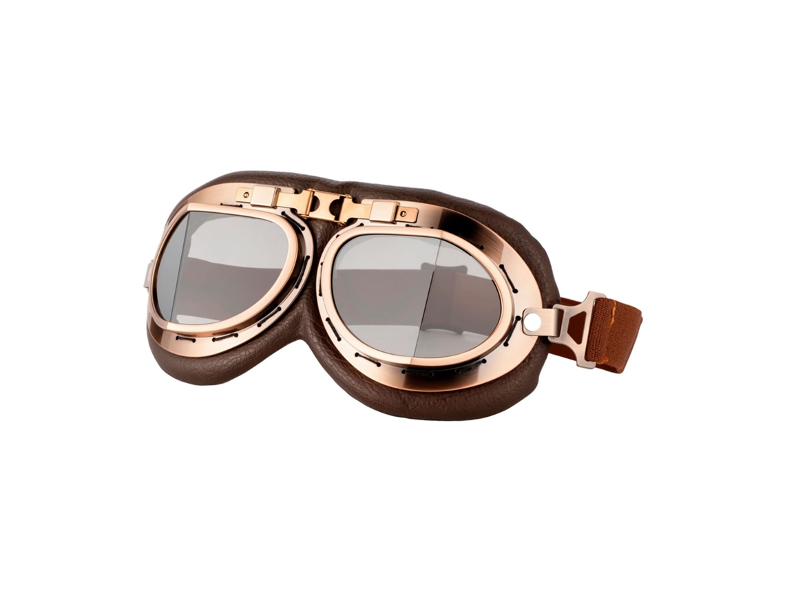 Lunettes De Moto/lunettes De Soleil Adaptées - Lunettes De Moto Style Aviateur Rétro (style Steampunk)