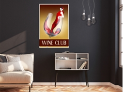 Quadro ARTGEIST Wine Club (1 Part) Vertical (20x30)
