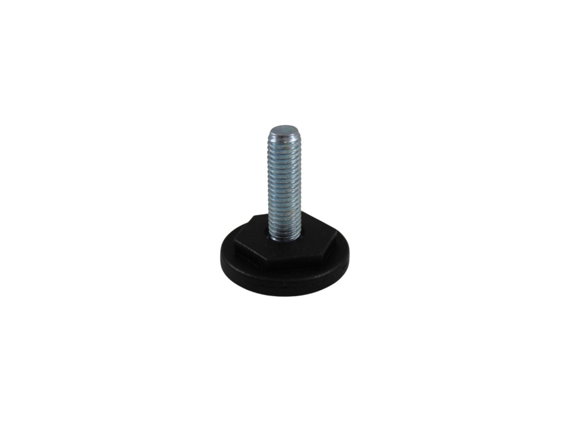 Pé Regulável Macho Preto M10x50mm