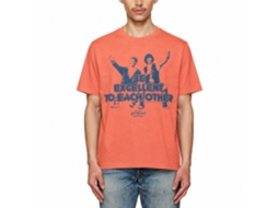 Rockinstone Bill And Ted Excellent Heather Bright Orange Adult T-shirt Size:xl