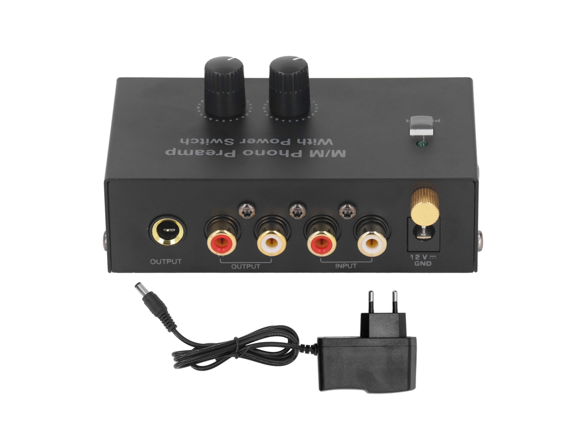Pré Amplificador de Giradiscos, Phono, Pp500p, Estéreo, Baixo Ruído, 100‑240v, Eu S/MARCA