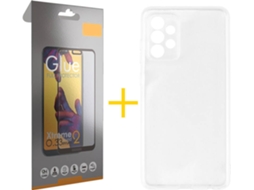 Kit Capa e Película Samsung Galaxy A52 5G SKYHE Full Silicone Líquido (Transparente)