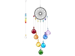 Cristal Arco-íris Criador De Sol Ornamento Para Pendurar Na Janela Decoração De Jardim Pingente Apanhador De Chakra