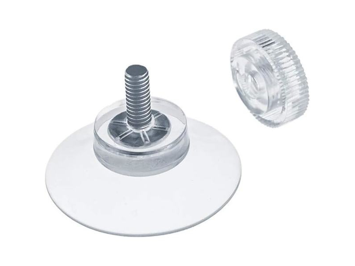 8 Ventosas Ø 30 Mm com Rosca M4x10mm e Porca BRILVIBERA