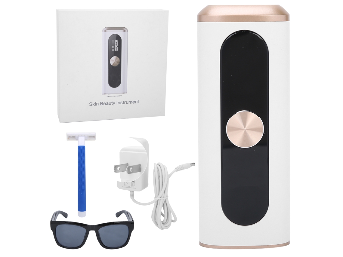 2026 dispositivo de Depilación Ipl Portátil Sin Dolor Máquina Profesional 110‑240v Plug Us Blanco