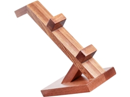 Nolitoy Support Portable Pour En Et De Marron Multifonctionnel Bois Manette Rangement Design Simple Pour
