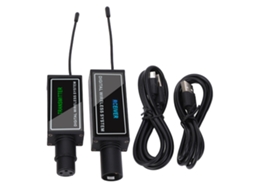 Transmissor e receptor de microfone sem fio UHF, adaptador de cabeamento para XLR, recarregável USB para mixer de áudio e câmera S/MARCA