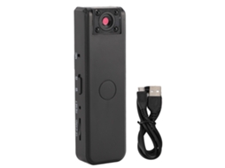 Câmara Corporal 1080p 12mp Lente Rotatória 180° Resistente A Vibrações Gravador Com Clip Espalda Portátil Para Viagens Ao Ar Livre