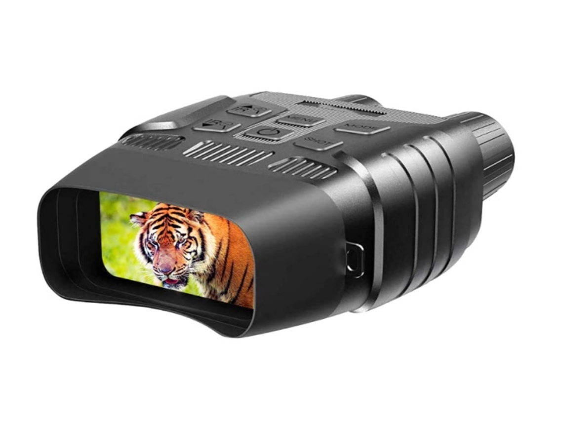 Binóculos De Visão Noturna Grande Tela De Visão Noturna Escopo De Visão Noturna Hd Imagem E Vídeo Infravermelho Digital Bestvite (preto)