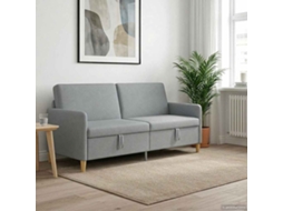 Vidaxl Sofa Com Armazenamento Cinzento-claro 192 X 78 X 87 Cm