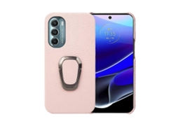 Capa De Couro Com Textura De Lichia Para Motorola Moto G Stylus 5g 2022