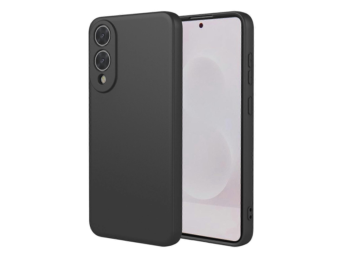 Capa Protetora Tkdaddy Para Samsung Galaxy S25 Edge Em Tpu Macio E À Prova De Choque, Preta