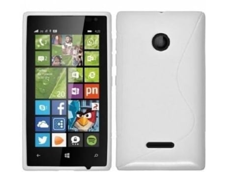 Capa Microsoft Lumia 532 S-LINE Gel Branco
