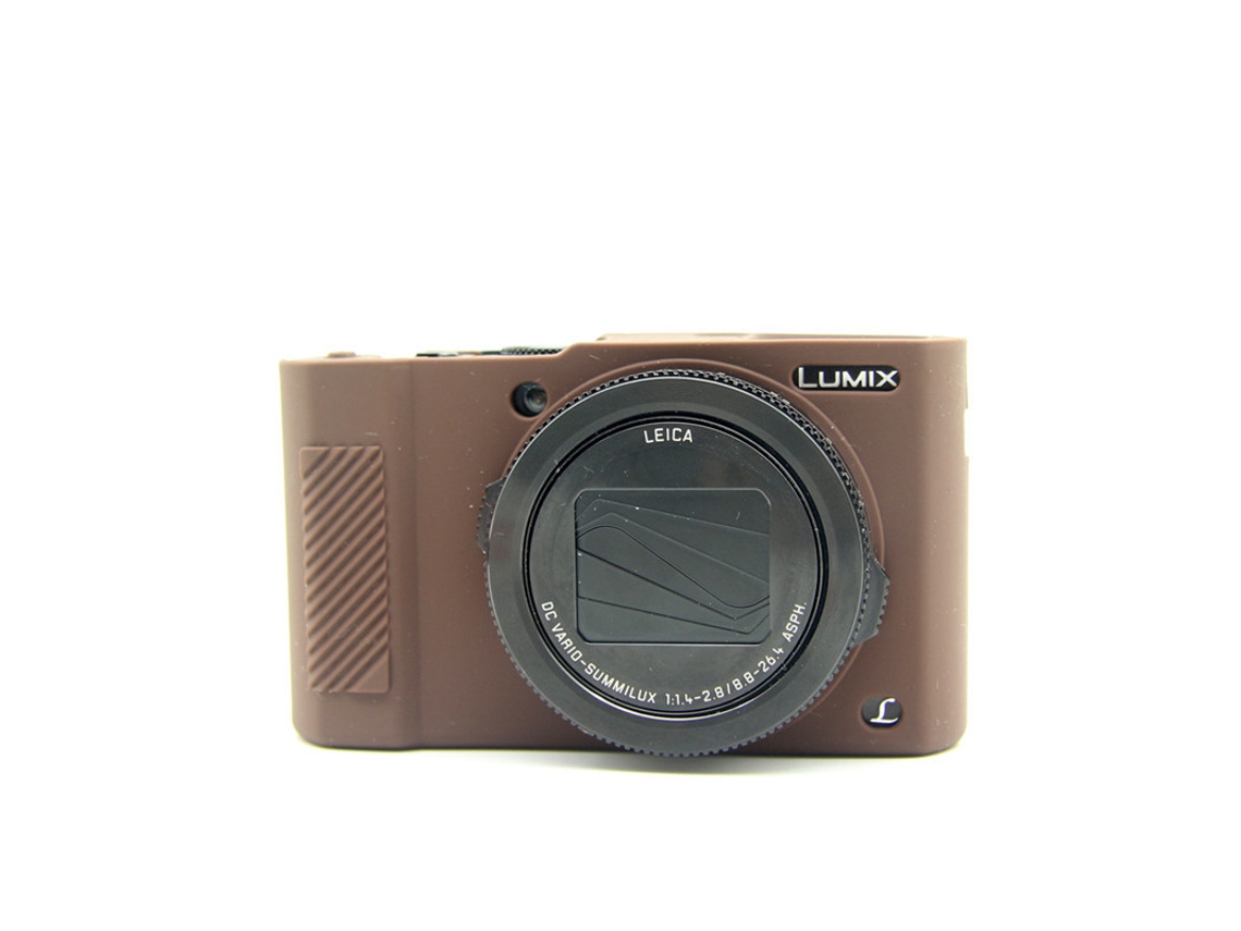 Capa Para Panasonic Lx10 Capa De Silicone Para Câmera (marrom) Cuich