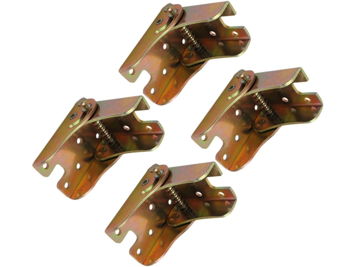 Conjunto De 4 Suportes Com Trava Para Pés Mesa, Fáceis Montar.