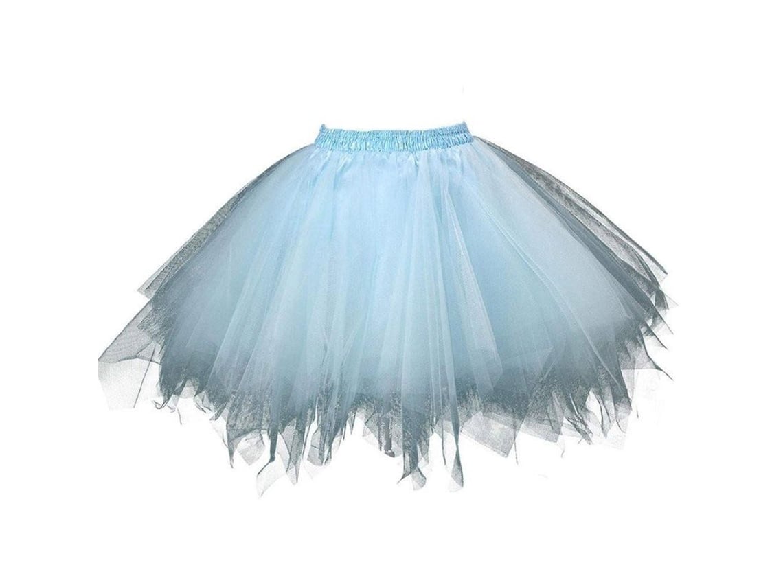 2026 falda de Malla Tule para Mujer Princesa Con Elástico Corta Bailar Casual Temporada Poliéster