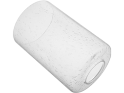 Cúpula Cilíndrica De Vidro Transparente Com Bolhas, Decorativa Para Luminárias De Mesa E Parede, Des Gokoco