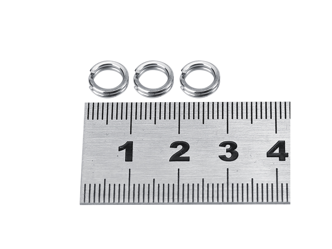 Conector Anel Split Aço Inox Pesca 50un 9