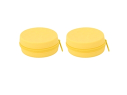Capa Para Fones De Ouvido Bluetooth À Prova D'água Leve Portátil Silicone 2pcs Amarelo