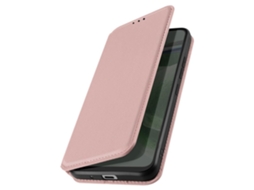 Capa Para Xiaomi Redmi Note 12 Pro Plus Pele Magnética Rosa