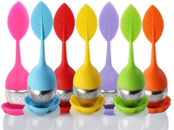 Infusor De Chá Conjunto 7 Peças Em Aço Inoxidável Com Alças Silicone E Bandeja Coletora Gotas Filtro Para A Granel O Melhor Chá Aquaforge
