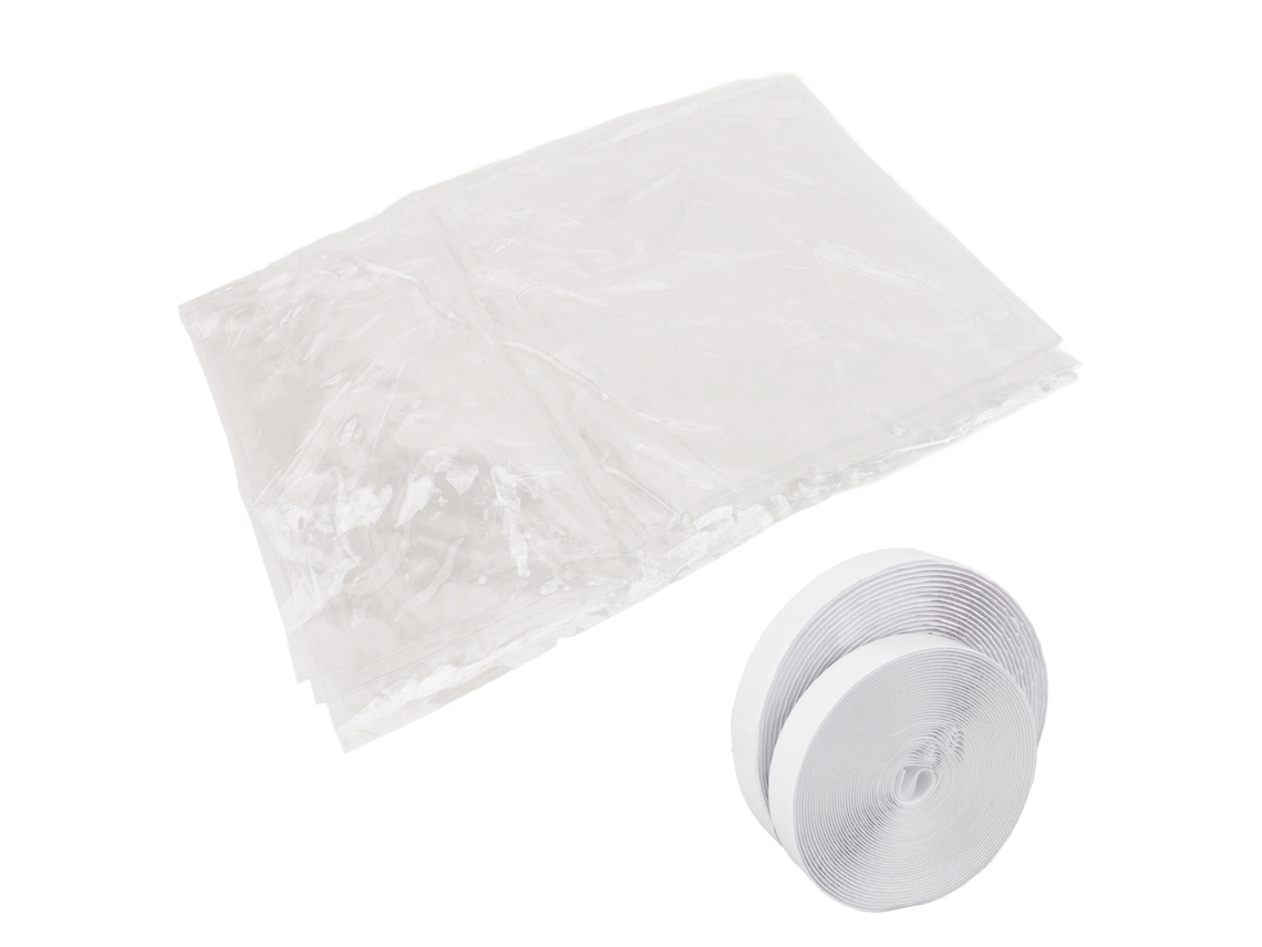 Película Isolante Para Janelas, Kit De Isolamento Para Janelas, Isolamento Interno, Proteção Para Janelas, Película Transparente Que Pode Ser Cortada