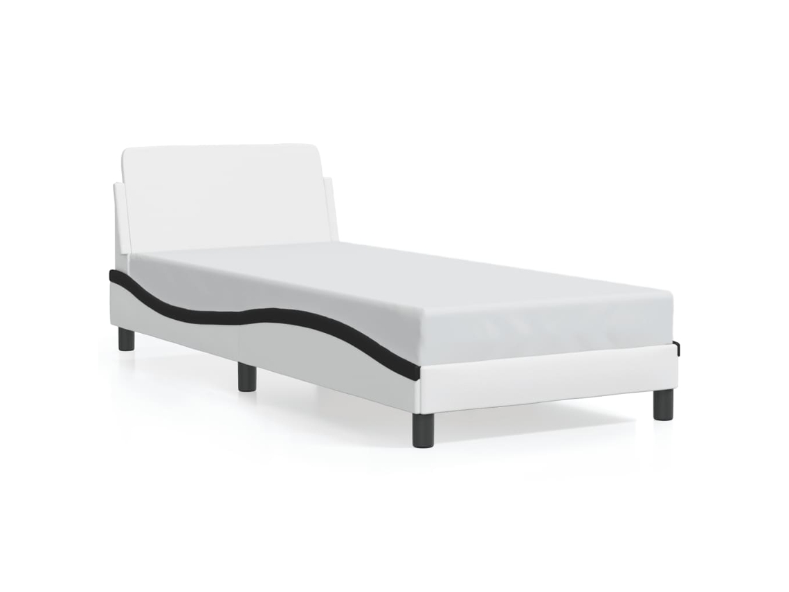 Bed Frame, Bed Frames Vidaxl Multicolor Couro Artificial (90 X 200 Cm)