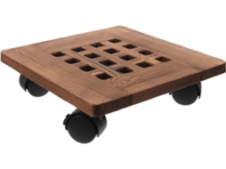 Suporte Móvel para Vasos de Flores Inoomp com Rodas Grossas e Freio, para Casa e Jardim. Prático Suporte para Vasos de CHABERLU