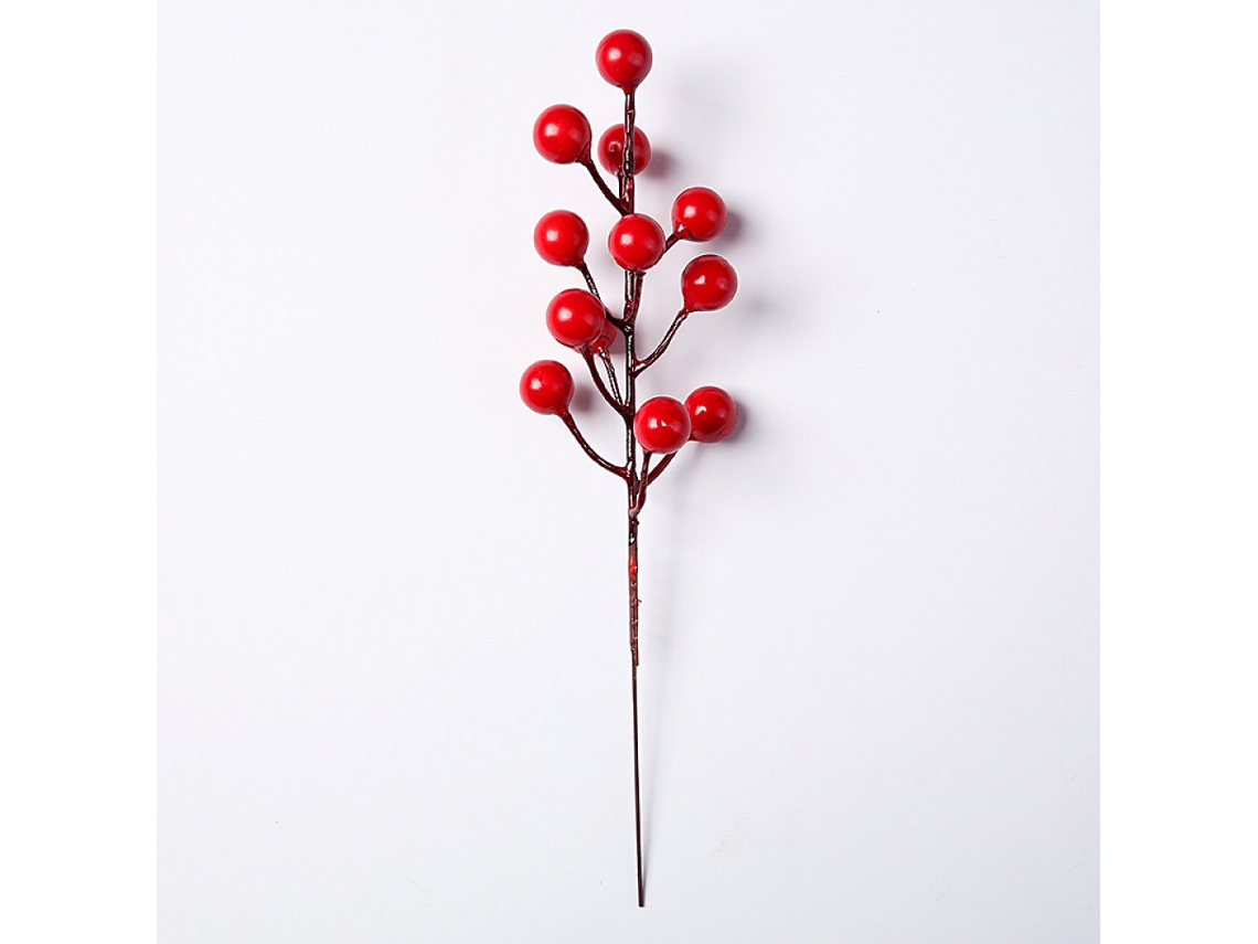 MEOIRUERY Acessórios Inovadores Para Fotografia, Caules De Frutas Vermelhas Para Decoração De Árvore De Natal, Frutas Vermelhas Artificiais, 20 Peças, Comprimen