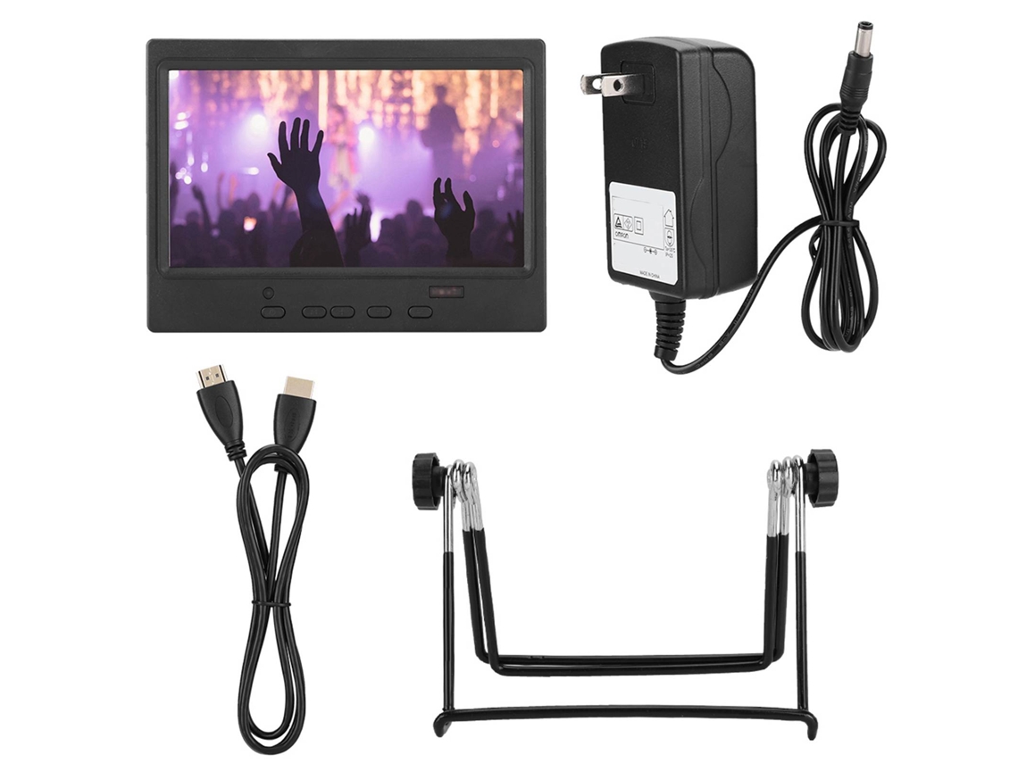 Monitor Portátil 7 Polegadas LAXISCREED Hdmi/vga/av Raspberry Pi