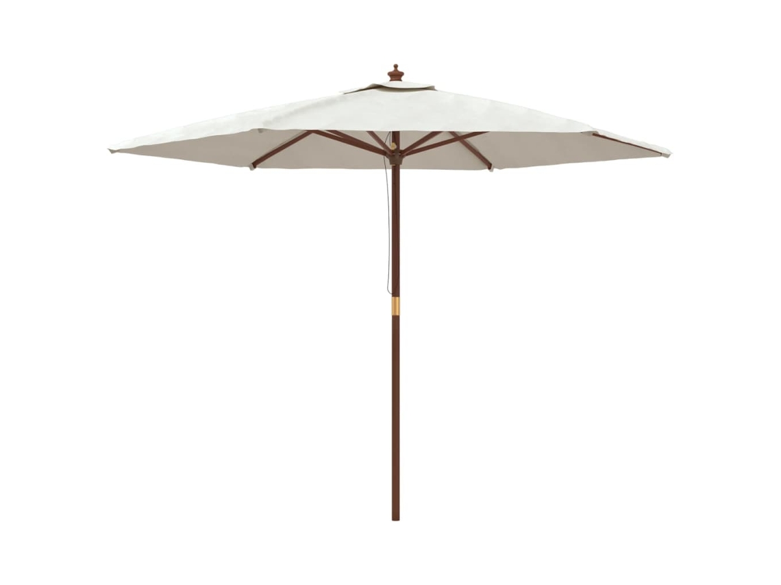 Guarda-sol de jardim VIDAXL Branco (299x240 cm)