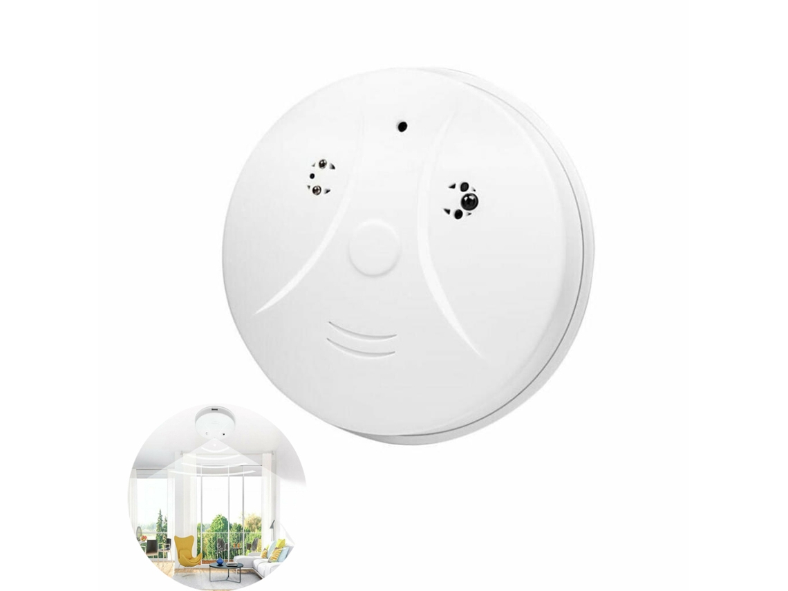 Detector Co Fumaça Sem Fio Alarme Sonoro