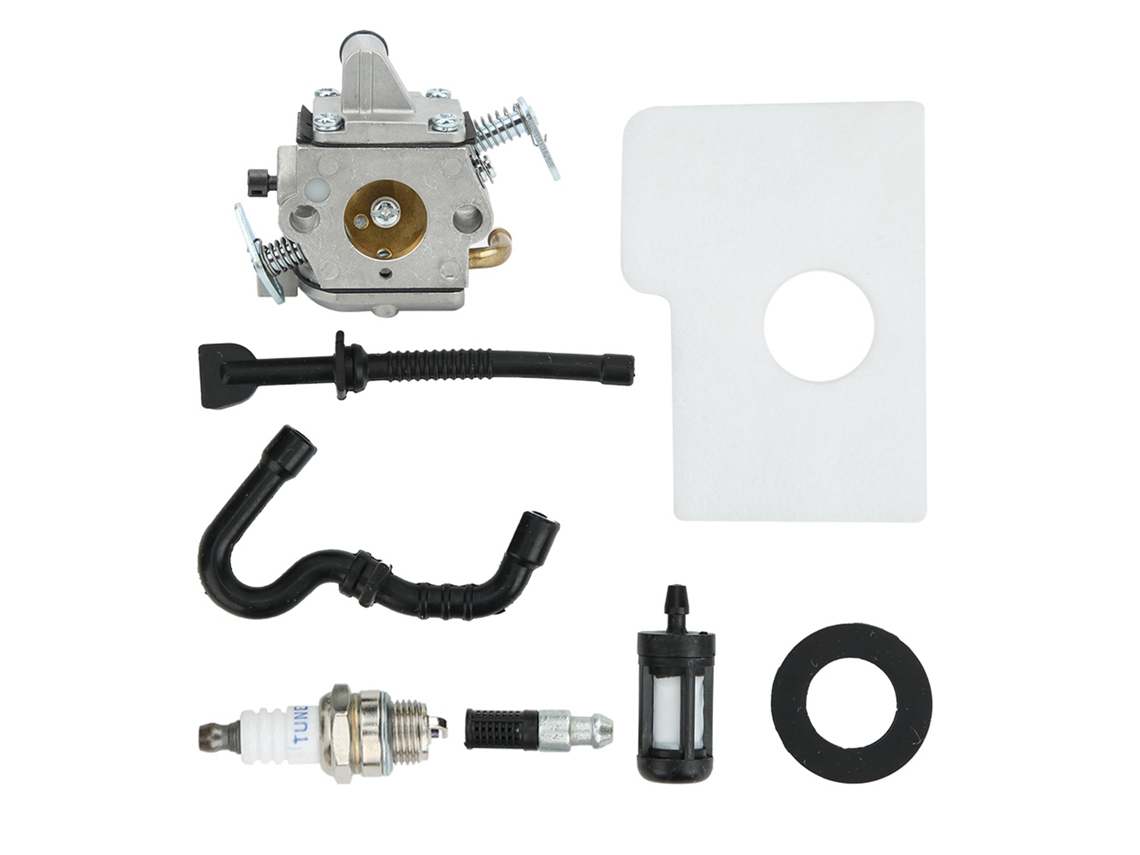 Kit De Junta Do Filtro Do Carburador Compatível Com Motosserras Stihl Ms170 Ms180 017 018 Peça Acessório