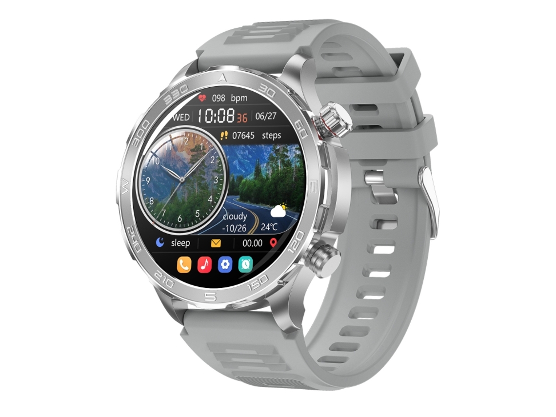 (prateado) Smartwatch Bt5.0 De 1,53 Polegadas Com Resistência À Água Ip67