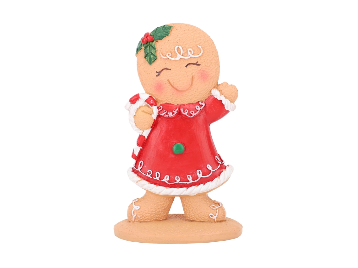 Figuras de Mesa Crianças de Pain de Gengibre Natal | S/MARCA